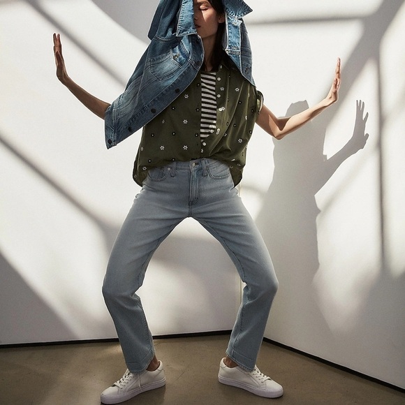 Madewell The Perfect Vintage Straight Fitzgerald Wash Jeans - Picture 4 of 16